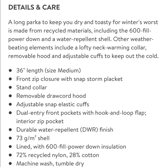 The North Face Sierra Down Parka Taupe Green NWT - Picture 16 of 16